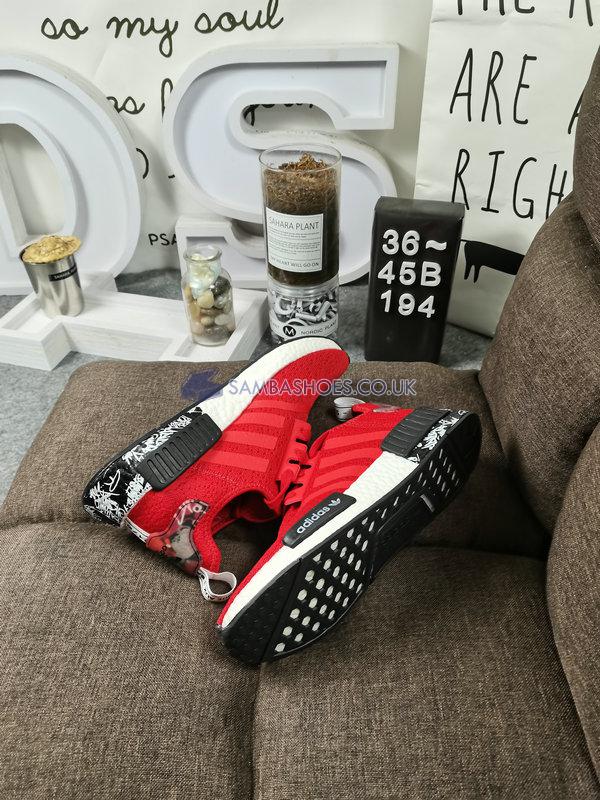 Adidas NMD_R1 "Graffiti - Red" - Red/Black - EG7581 Classic Originals Shoes