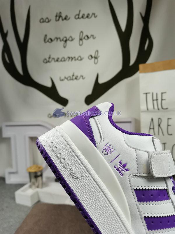 Donovan Mitchell x Adidas Forum Low "Collegiate Purple" - Cloud White/Collegiate Purple/Halo Mint - GY8287 Classic Originals Shoes