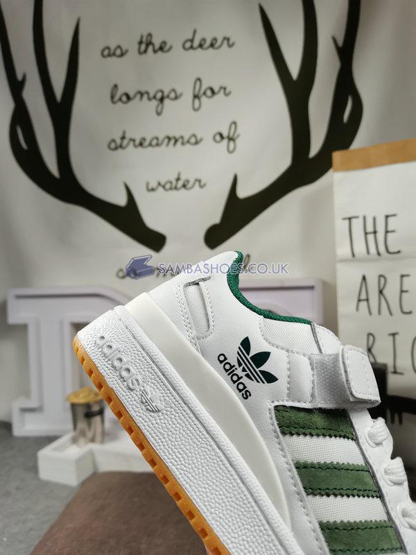 Adidas Forum Low "White Green Gum" - Cloud White/Collegiate Green/Gum - AQ1261 Classic Originals Shoes