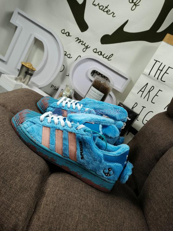 Melting Sadness x Adidas Superstar "Bunny" - Joy Blue/Glow Pink/Craft Blue - FZ5253 Classic Originals Shoes