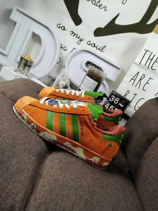 Melting Sadness x Adidas Superstar 360 J "Carrot" - Orange/Green - GX3960 Classic Originals Shoes