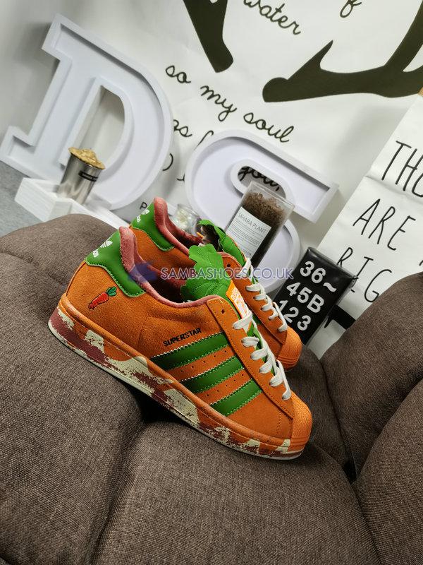 Melting Sadness x Adidas Superstar 360 J "Carrot" - Orange/Green - GX3960 Classic Originals Shoes