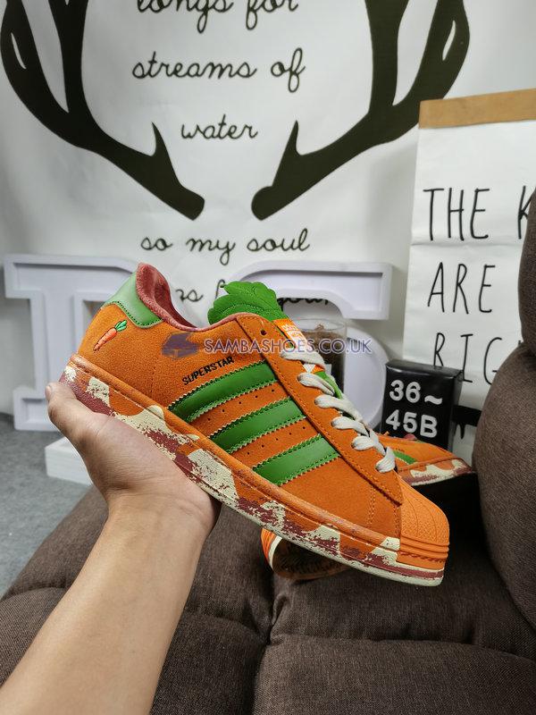 Melting Sadness x Adidas Superstar 360 J "Carrot" - Orange/Green - GX3960 Classic Originals Shoes