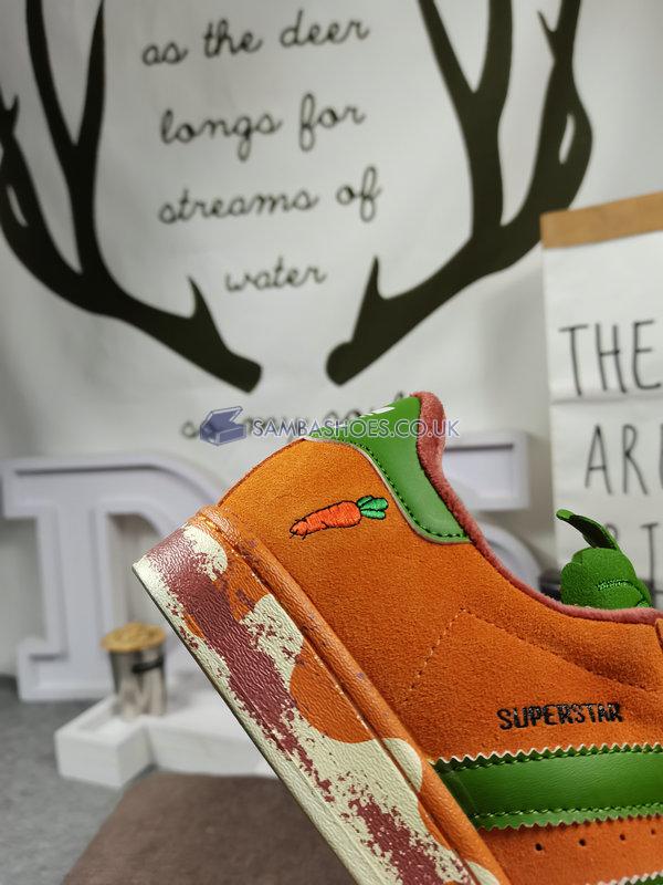 Melting Sadness x Adidas Superstar 360 J "Carrot" - Orange/Green - GX3960 Classic Originals Shoes