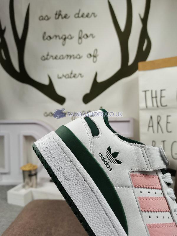 Adidas Forum 84 Low "Collegiate Green Glow Pink" - Off White/Collegiate Green/Glow Pink - H01671 Classic Originals Shoes