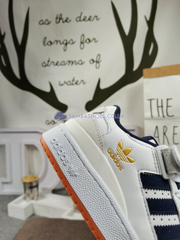 Adidas  Forum Low "White Crew Navy" - Cloud White/Crew Navy/Gum - GY2648 Classic Originals Shoes