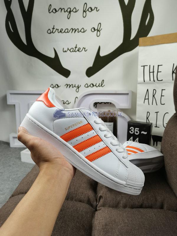 Adidas Superstar "Knicks" - Footwear White/Orange/Blue - FX5526 Classic Originals Shoes