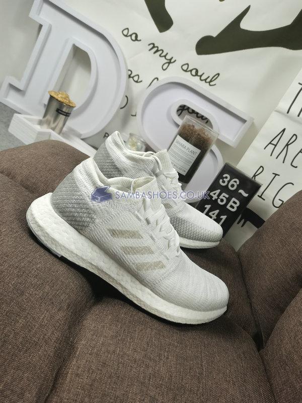 Adidas Pureboost Go "White" - Cloud White/Light Solid Grey/Grey - B75664 Classic Running Shoes