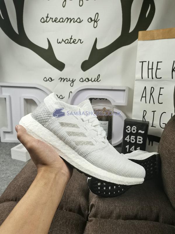 Adidas Pureboost Go "White" - Cloud White/Light Solid Grey/Grey - B75664 Classic Running Shoes