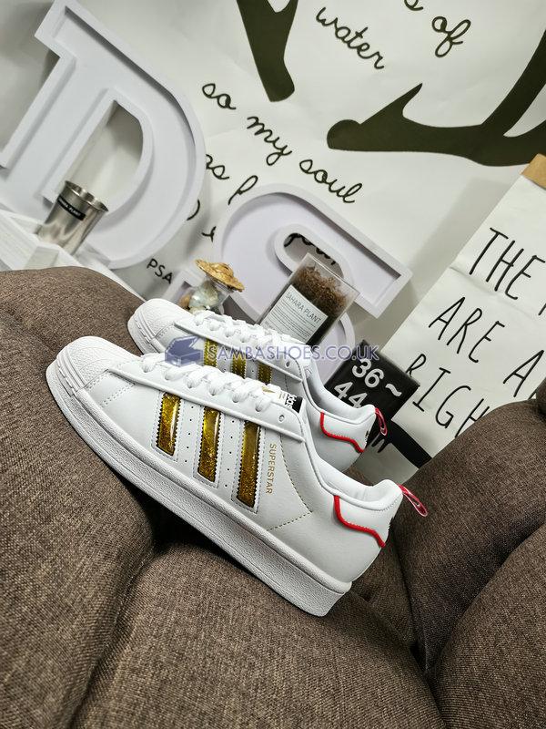 Adidas Superstar "CNY" - White/Gold - GX7914 Classic Originals Shoes