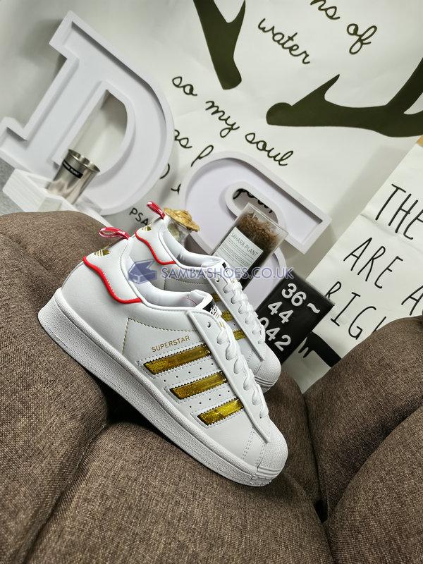 Adidas Superstar "CNY" - White/Gold - GX7914 Classic Originals Shoes