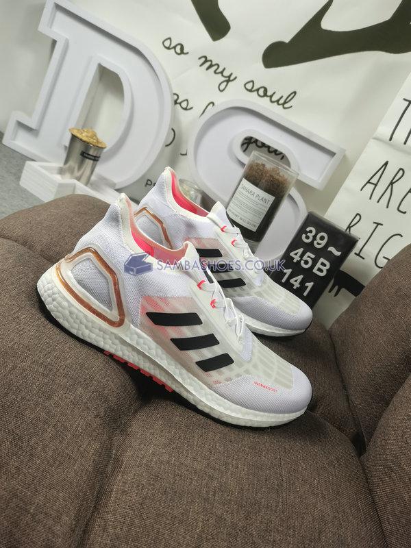 Adidas UltraBoost Summer.Rdy "White Signal Pink" - Cloud White/Core Black/Signal Pink - FW9771 Classic Running Shoes