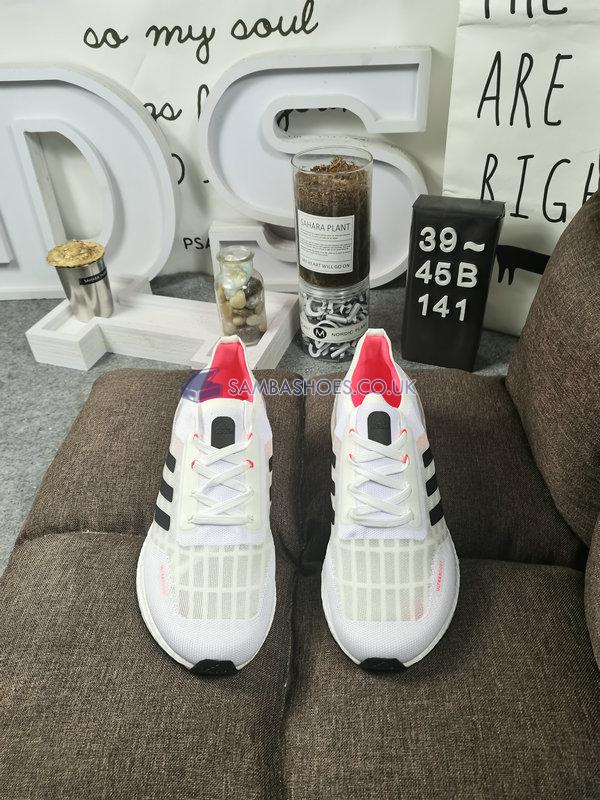 Adidas UltraBoost Summer.Rdy "White Signal Pink" - Cloud White/Core Black/Signal Pink - FW9771 Classic Running Shoes