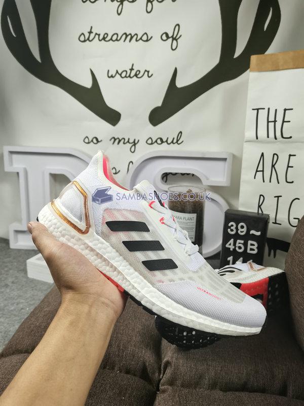 Adidas UltraBoost Summer.Rdy "White Signal Pink" - Cloud White/Core Black/Signal Pink - FW9771 Classic Running Shoes