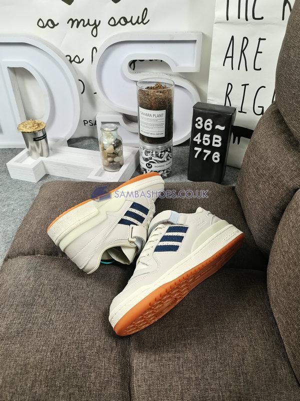 Adidas Forum Low "Chalk White Beige" - Beige/Chalk White/Trace Blue - CQ0996 Classic Originals Shoes