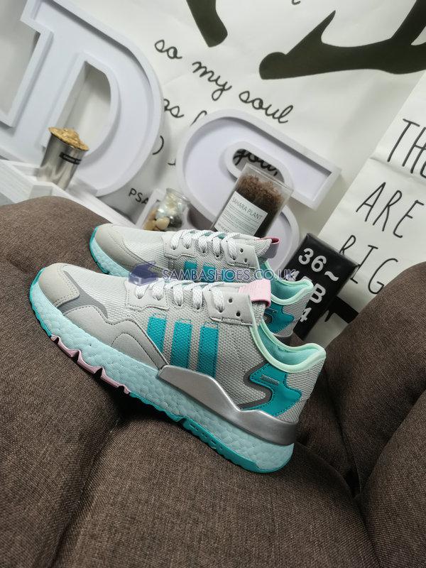 Adidas Nite Jogger "Mint Ton" - Crystal White/Mint Ton/Halo Mint - H01729 Classic Originals Shoes