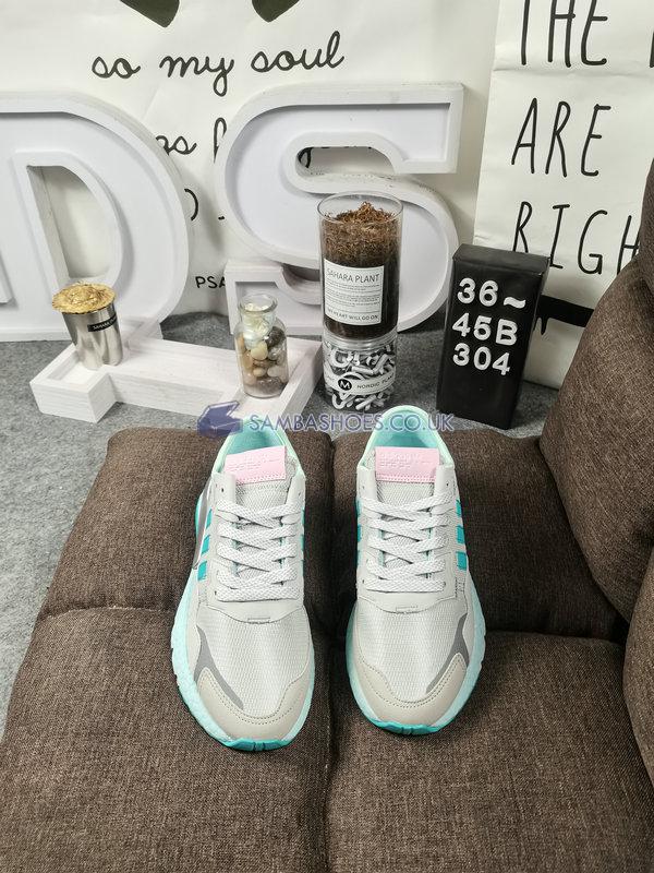 Adidas Nite Jogger "Mint Ton" - Crystal White/Mint Ton/Halo Mint - H01729 Classic Originals Shoes