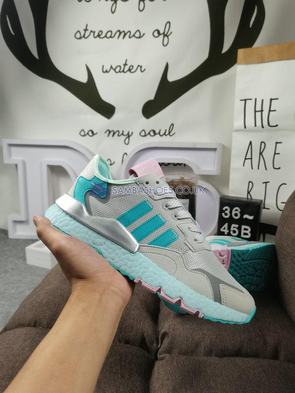 Adidas Nite Jogger "Mint Ton" - Crystal White/Mint Ton/Halo Mint - H01729 Classic Originals Shoes