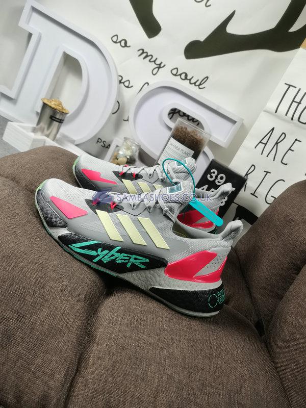 Adidas Cyberpunk 2077 x X9000L4 "Grey Yellow Zest Pink" - Grey Two/Yellow Zest/Signal Pink - FZ3092 Classic Running Shoes