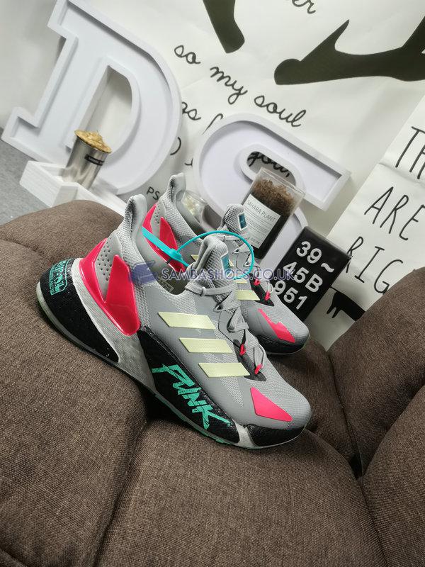 Adidas Cyberpunk 2077 x X9000L4 "Grey Yellow Zest Pink" - Grey Two/Yellow Zest/Signal Pink - FZ3092 Classic Running Shoes