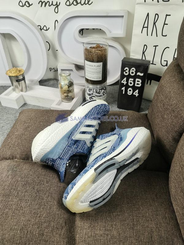 Adidas UltraBoost 21 "Sashiko" - Crew Blue/Cloud White/Crew Navy - FX7729 Classic Running Shoes