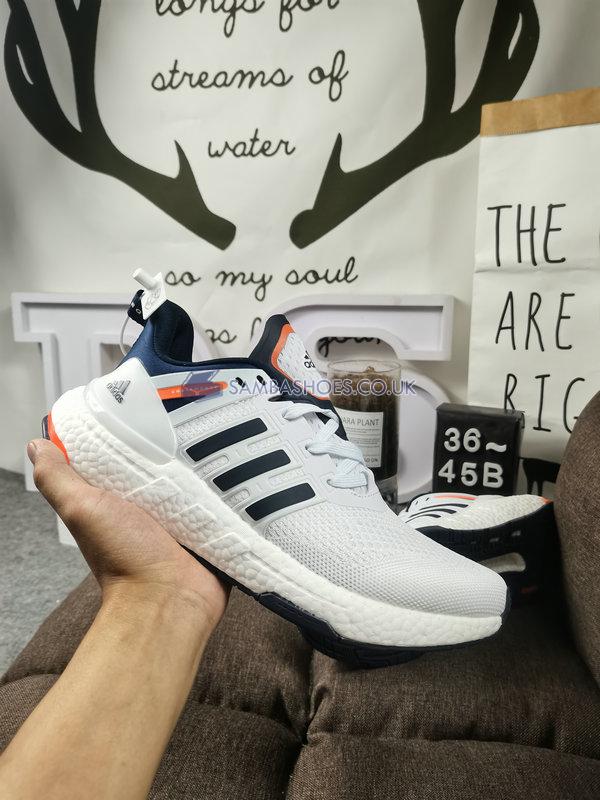 Adidas Equipment Plus "White Navy" - Footwear White/Crew Navy/Solar Red - H02758 Classic Running Shoes