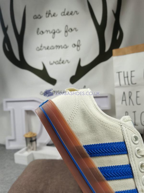 Adidas Nizza "Blue" - Off White/Blue/Gum - DA9331-2 Classic Originals Shoes