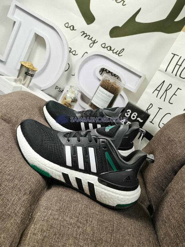 Adidas Equipment Plus "Black White Green" - Core Black/Core Black/Sub Green - H02759 Classic Running Shoes