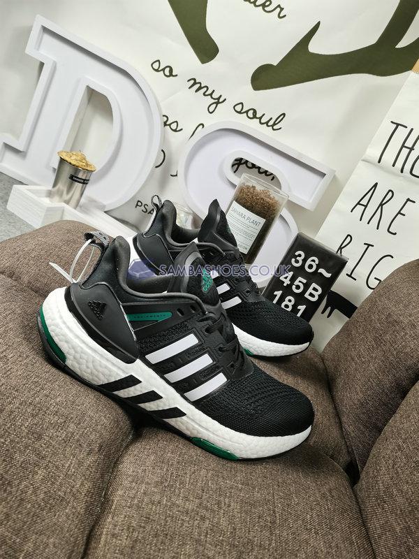 Adidas Equipment Plus "Black White Green" - Core Black/Core Black/Sub Green - H02759 Classic Running Shoes