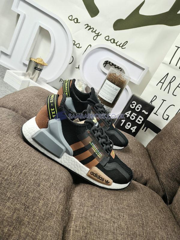 Adidas NMD_R1 V2 "Black Cardboard" - Core Black/Core Black/Cardboard - FY6862 Classic Originals Shoes