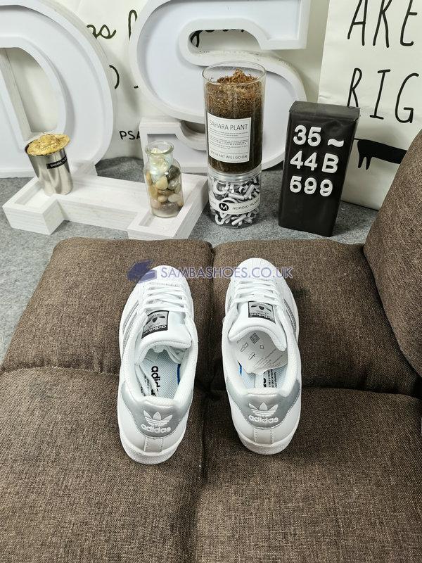 Adidas Superstar "White Silver Metallic" - Footwear White/Silver Metallic/Core Black - AQ3091 Classic Originals Shoes