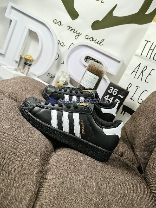 Adidas Superstar "Core Black" - Core Black/White/Gold - B27140 Classic Originals Shoes