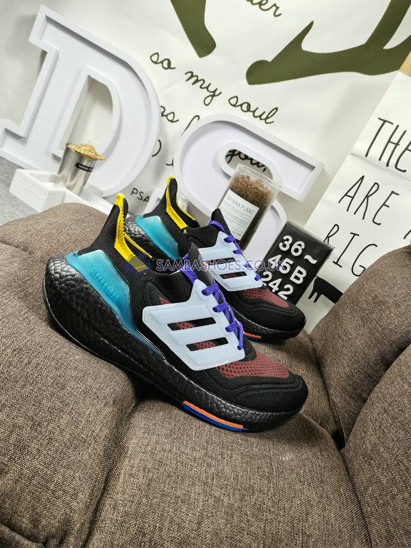 Adidas UltraBoost 21 "Black Pulse Aqua" - Core Black/Cloud White/Pulse Aqua - S23870 Classic Running Shoes