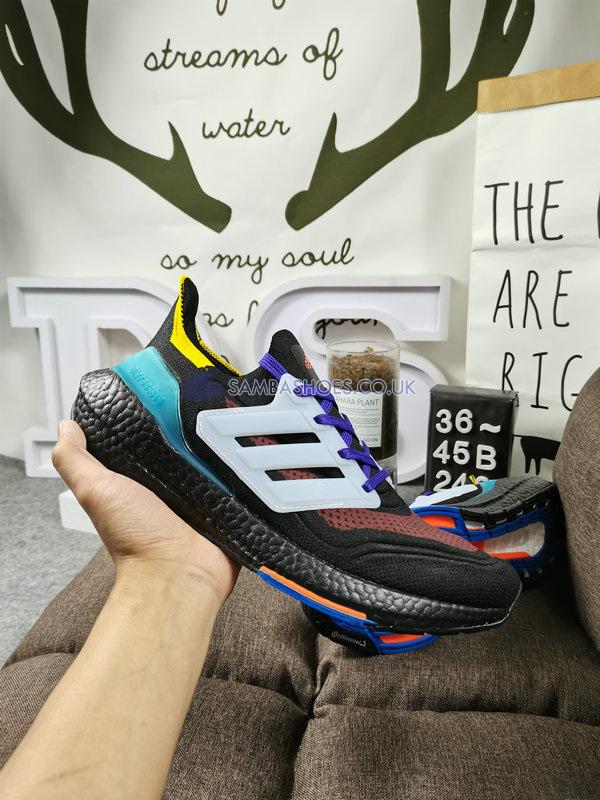 Adidas UltraBoost 21 "Black Pulse Aqua" - Core Black/Cloud White/Pulse Aqua - S23870 Classic Running Shoes