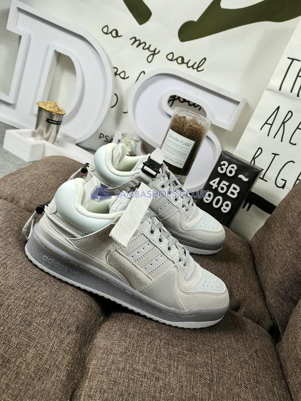 Bad Bunny x Adidas Forum Buckle Low "Last Forum" - Cloud White/Clear Onix/Core White - HQ2153 Classic Originals Shoes