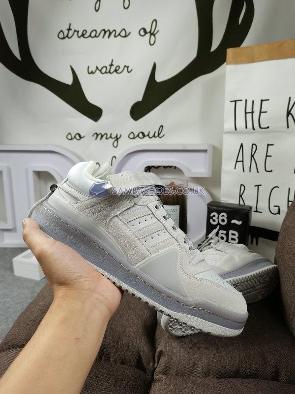 Bad Bunny x Adidas Forum Buckle Low "Last Forum" - Cloud White/Clear Onix/Core White - HQ2153 Classic Originals Shoes