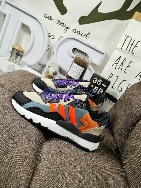 Adidas Nite Jogger "Orange Black Purple" - Orange/Black/Purple - FZ3664 Classic Originals Shoes