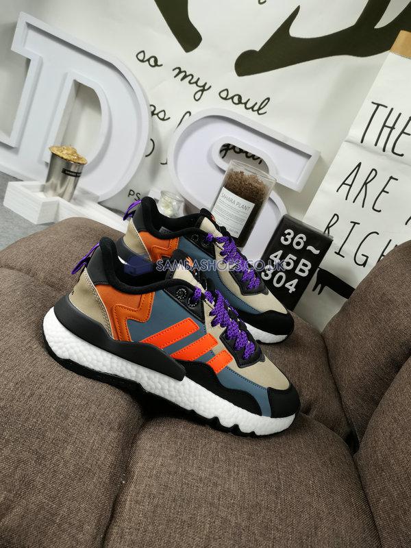 Adidas Nite Jogger "Orange Black Purple" - Orange/Black/Purple - FZ3664 Classic Originals Shoes