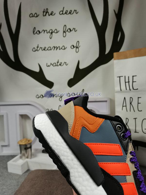 Adidas Nite Jogger "Orange Black Purple" - Orange/Black/Purple - FZ3664 Classic Originals Shoes