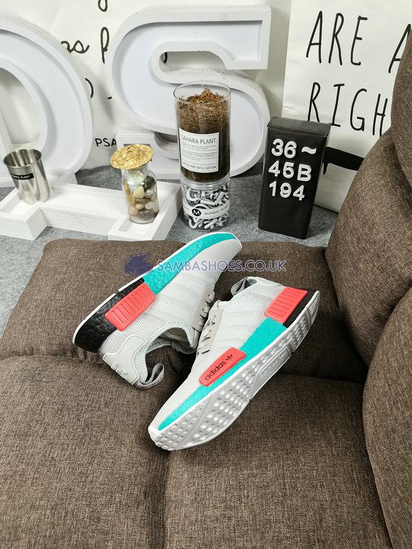 Adidas NMD_R1 "Teal Coral" - Grey/Teal/Signal Coral - FX4353 Classic Originals Shoes