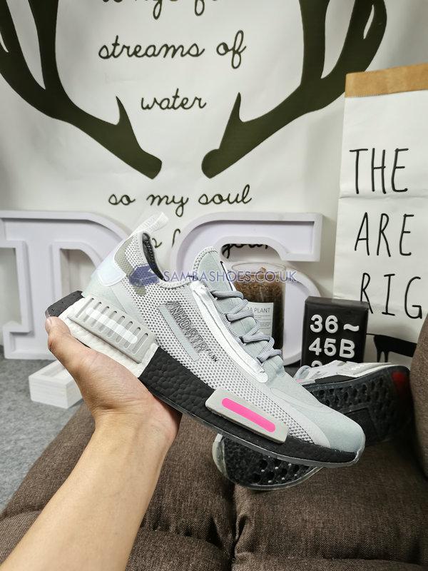 NASA x Adidas NMD_R1 Spectoo J "Grey Core Black" - Dash Grey/Core Black/Screaming Pink - FY9044 Classic Originals Shoes