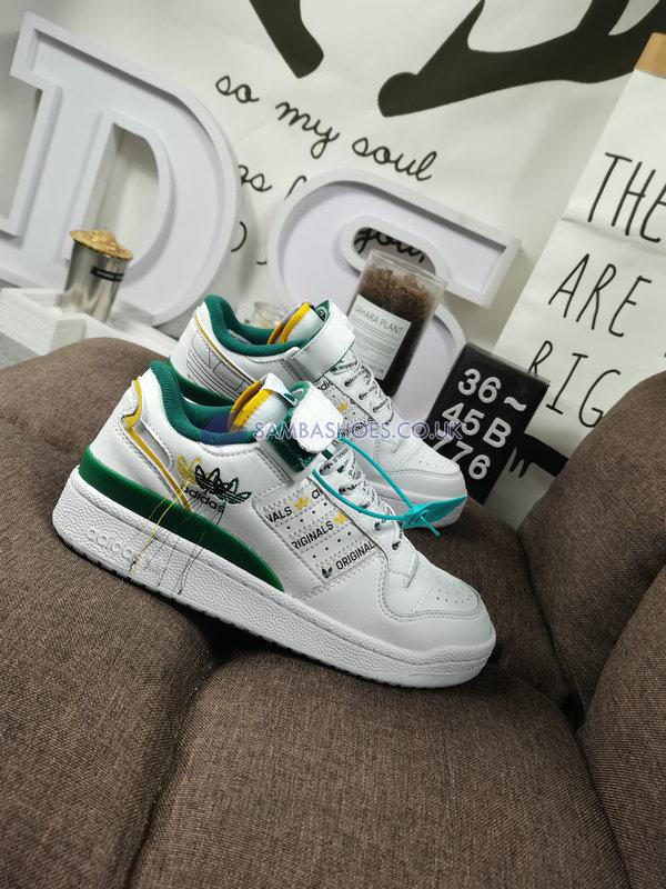 Adidas Forum Low "White Green" - White/Green/Yellow - GX3001 Classic Originals Shoes