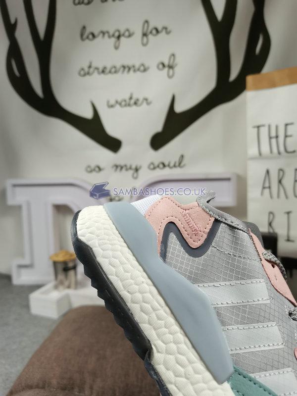 Adidas Nite Jogger "Grey Pink Tint" - Grey One/Cloud White/Pink Tint - FV1328 Classic Originals Shoes