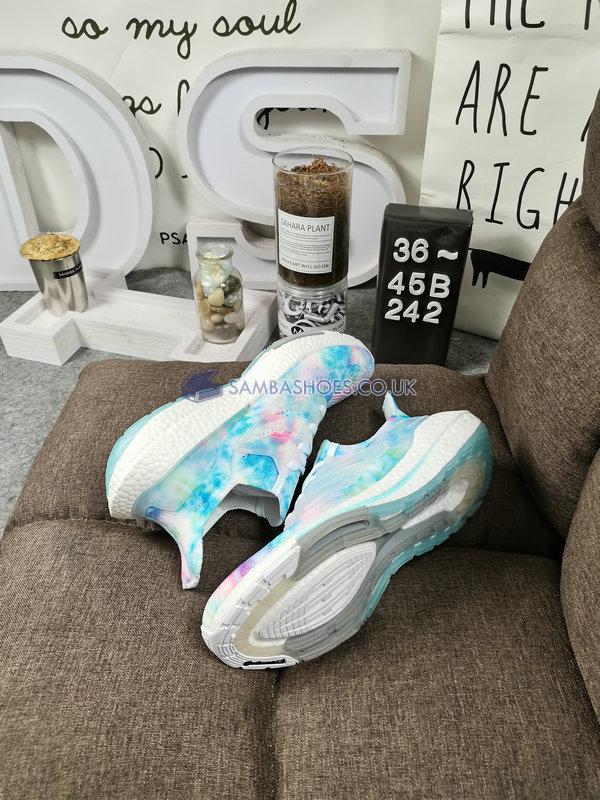 Adidas UltraBoost 21 "Tie-Dye" - Cloud White/Cloud White/Mint Ton - GZ7104 Classic Running Shoes