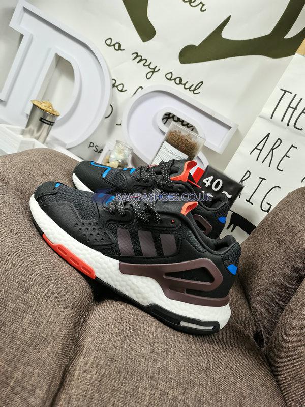 Adidas Day Jogger "Black Solar Red" - Core Black/Night Brown/Semi Solar Red - FW4818 Classic Originals Shoes