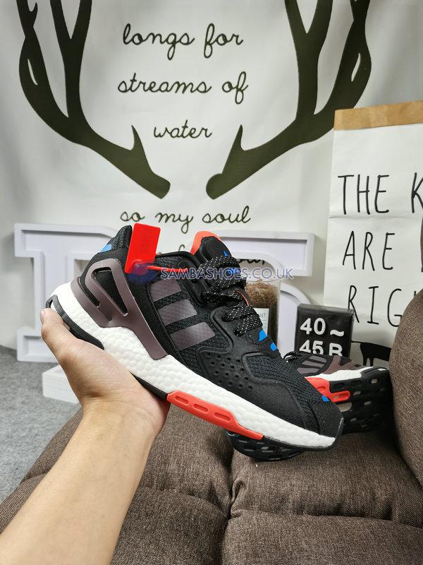 Adidas Day Jogger "Black Solar Red" - Core Black/Night Brown/Semi Solar Red - FW4818 Classic Originals Shoes