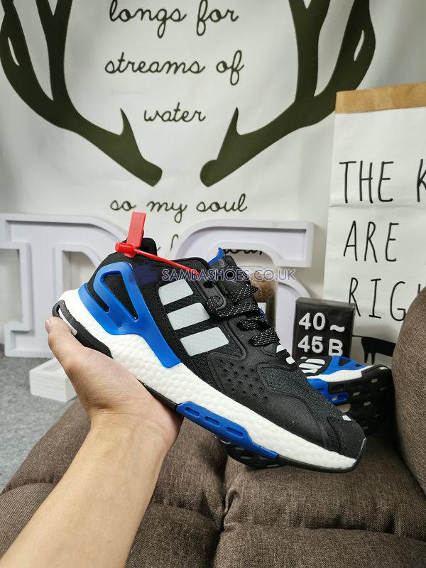 Adidas Day Jogger "Black Blue" - Core Black/Cloud White/Blue - FW4041 Classic Originals Shoes