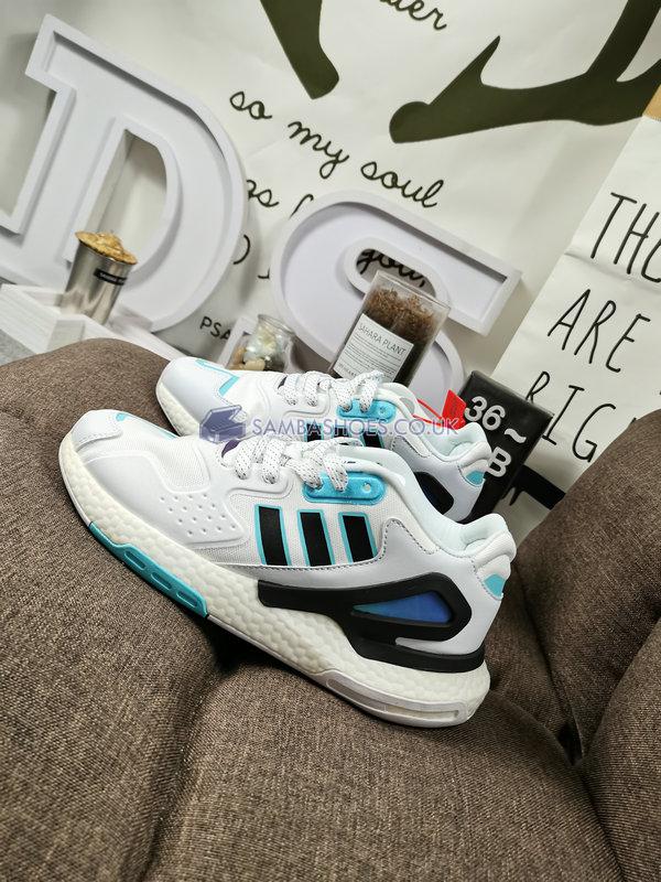 Adidas Day Jogger "White Black Blue" - White/Black/Blue - GZ2716 Classic Originals Shoes