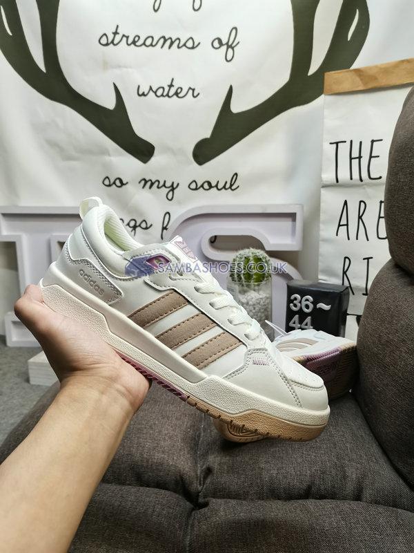 Adidas 100DB "White Clear Brown" - Cloud White/Clear Brown/Tech Purple - GY4800 Classic Neo Shoes