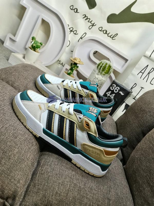 Adidas 100DB "White Bluegreen Light Brown" - Cloud White/Core Black/Legacy Teal - GX7145 Classic Neo Shoes